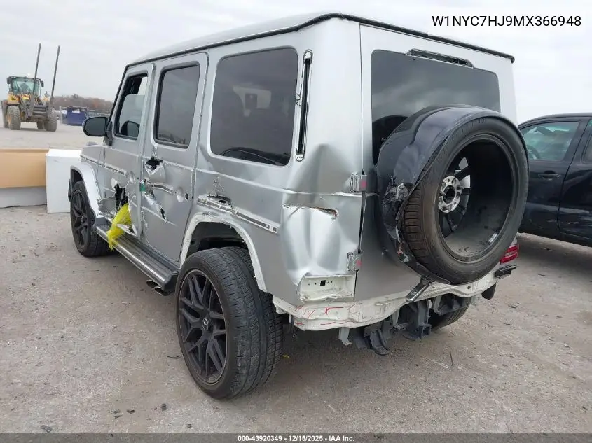 W1NYC7HJ9MX366948 2021 Mercedes-Benz Amg G 63 4Matic