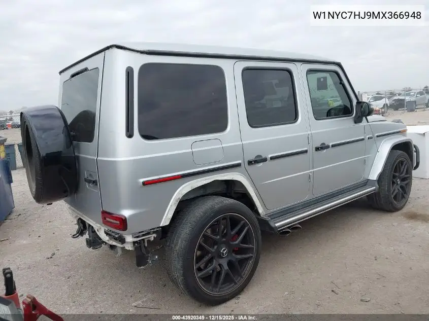 W1NYC7HJ9MX366948 2021 Mercedes-Benz Amg G 63 4Matic