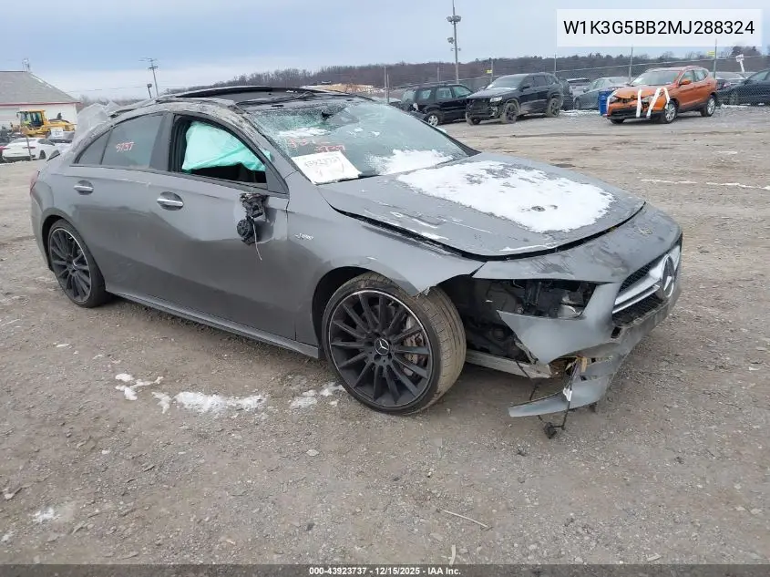W1K3G5BB2MJ288324 2021 Mercedes-Benz Amg A 35 4Matic