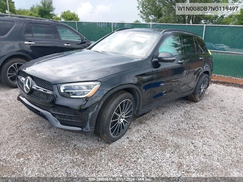 W1N0G8DB7NG119497 2022 Mercedes-Benz Glc 300 Suv