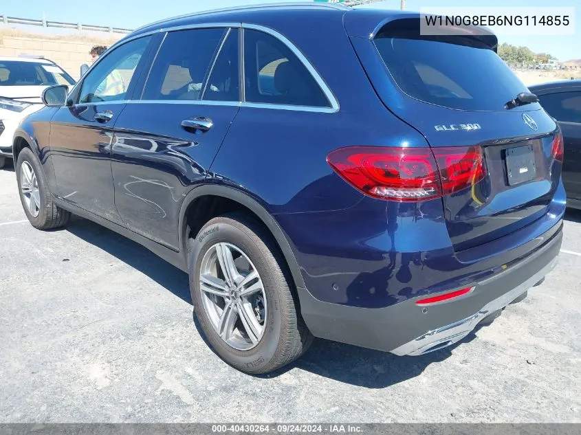 W1N0G8EB6NG114855 2022 Mercedes-Benz Glc 300 4Matic Suv