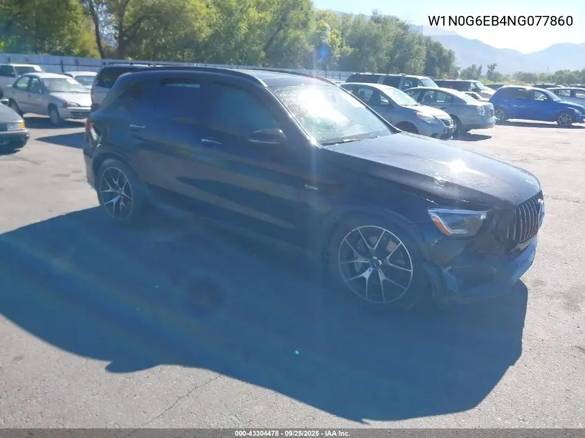W1N0G6EB4NG077860 2022 Mercedes-Benz Amg Glc 43 4Matic