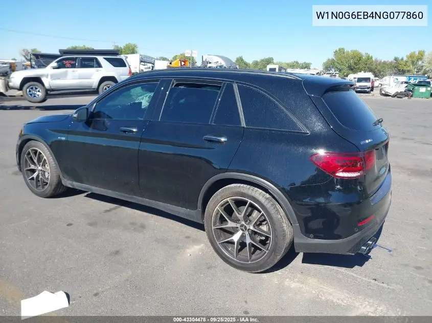 W1N0G6EB4NG077860 2022 Mercedes-Benz Amg Glc 43 4Matic