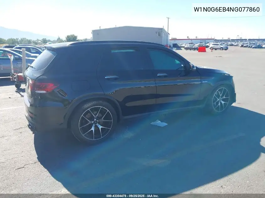 W1N0G6EB4NG077860 2022 Mercedes-Benz Amg Glc 43 4Matic