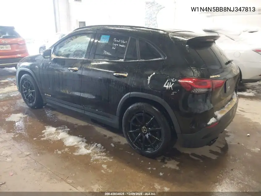 W1N4N5BB8NJ347813 2022 Mercedes-Benz Amg Gla 35 4Matic