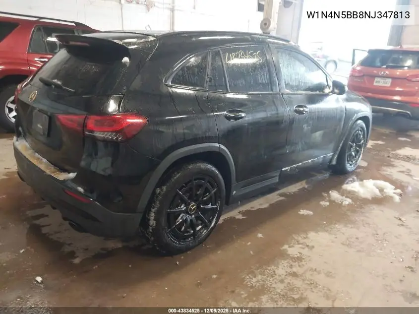 W1N4N5BB8NJ347813 2022 Mercedes-Benz Amg Gla 35 4Matic