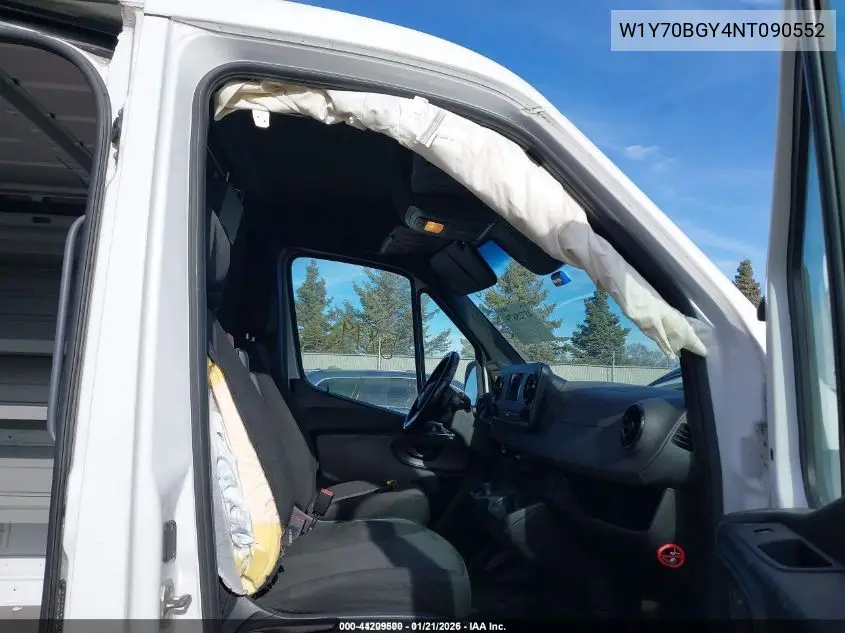 W1Y70BGY4NT090552 2022 Mercedes-Benz Sprinter 1500 Standard Roof I4