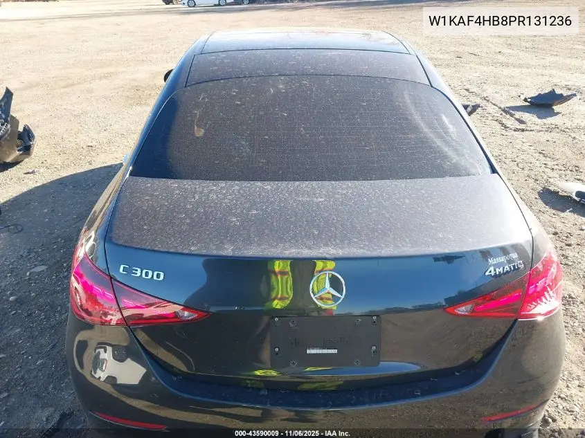 W1KAF4HB8PR131236 2023 Mercedes-Benz C 300 4Matic