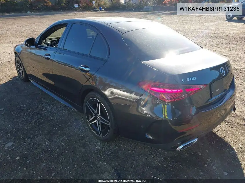W1KAF4HB8PR131236 2023 Mercedes-Benz C 300 4Matic