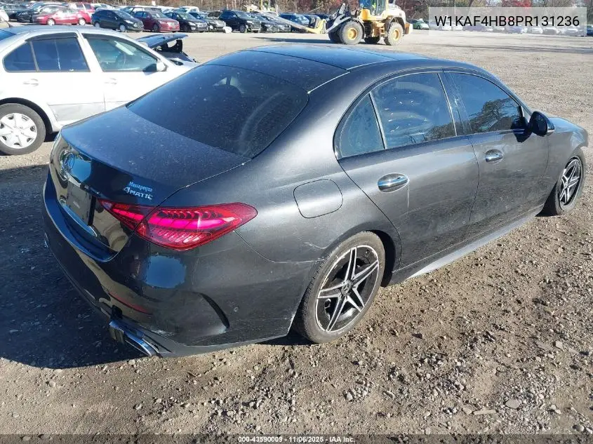 W1KAF4HB8PR131236 2023 Mercedes-Benz C 300 4Matic