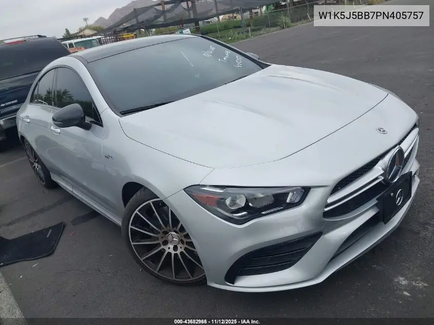 W1K5J5BB7PN405757 2023 Mercedes-Benz Amg Cla 35 4Matic