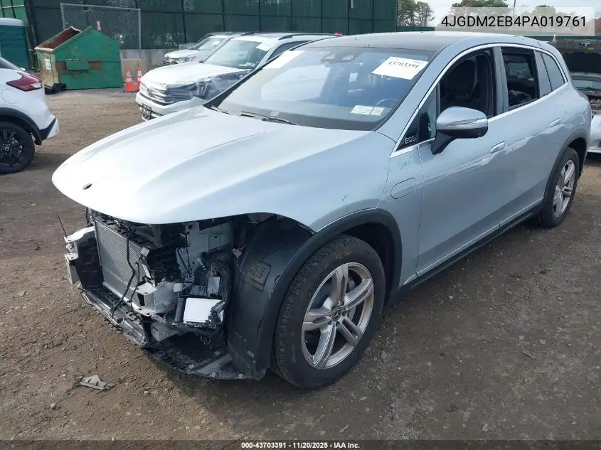 4JGDM2EB4PA019761 2023 Mercedes-Benz Eqs 450 Suv 4Matic