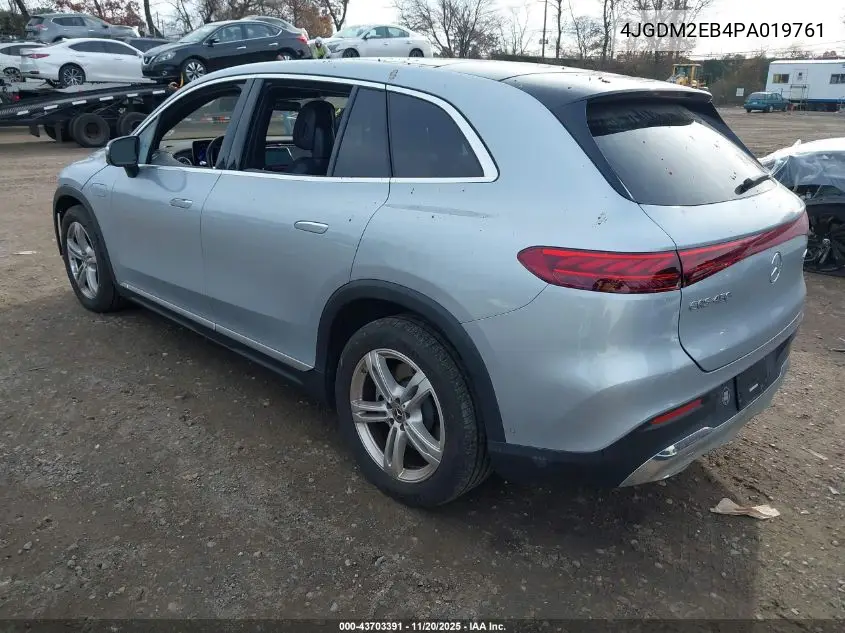 4JGDM2EB4PA019761 2023 Mercedes-Benz Eqs 450 Suv 4Matic
