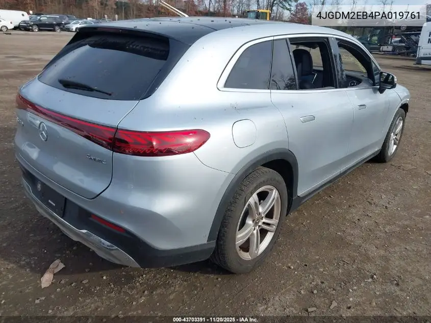 4JGDM2EB4PA019761 2023 Mercedes-Benz Eqs 450 Suv 4Matic