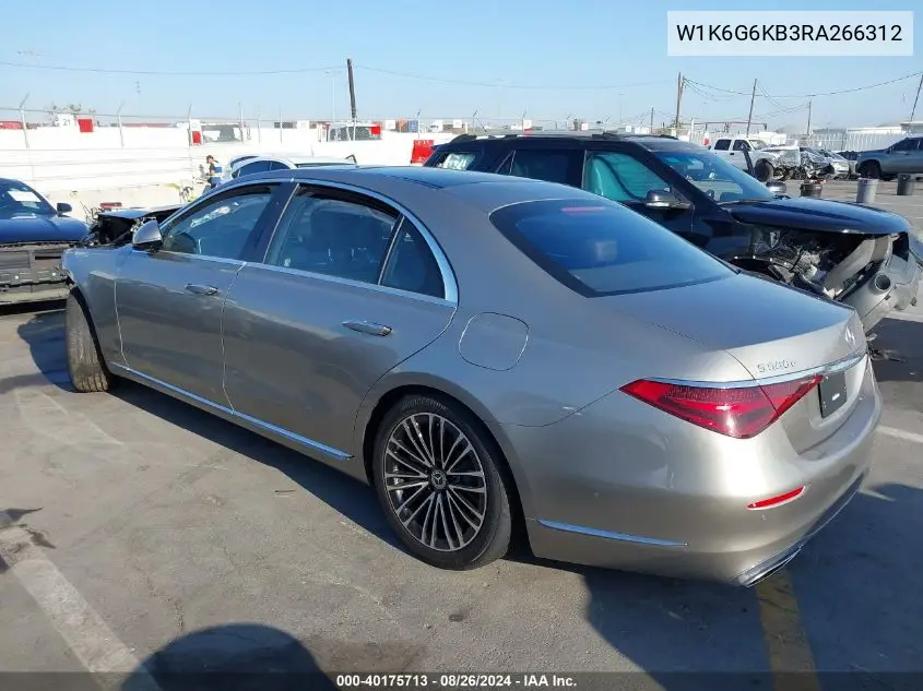 W1K6G6KB3RA266312 2024 Mercedes-Benz S 580E 4Matic