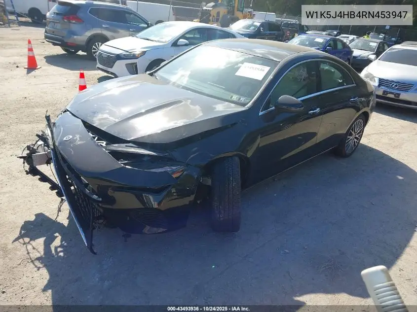 W1K5J4HB4RN453947 2024 Mercedes-Benz Cla 250 Coupe 4Matic