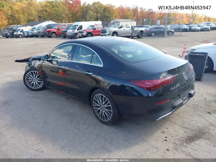 W1K5J4HB4RN453947 2024 Mercedes-Benz Cla 250 Coupe 4Matic