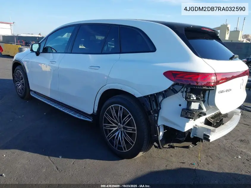 4JGDM2DB7RA032590 2024 Mercedes-Benz Eqs 450 Suv
