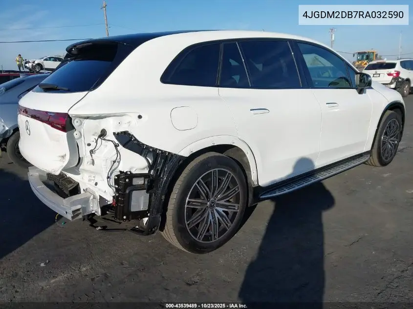 4JGDM2DB7RA032590 2024 Mercedes-Benz Eqs 450 Suv