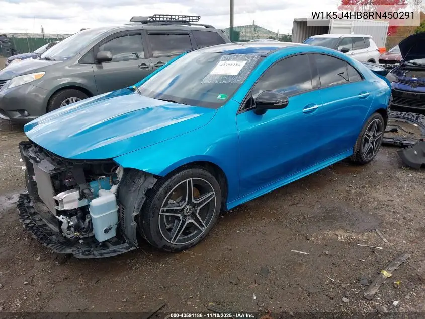 W1K5J4HB8RN450291 2024 Mercedes-Benz Cla 250 Coupe 4Matic