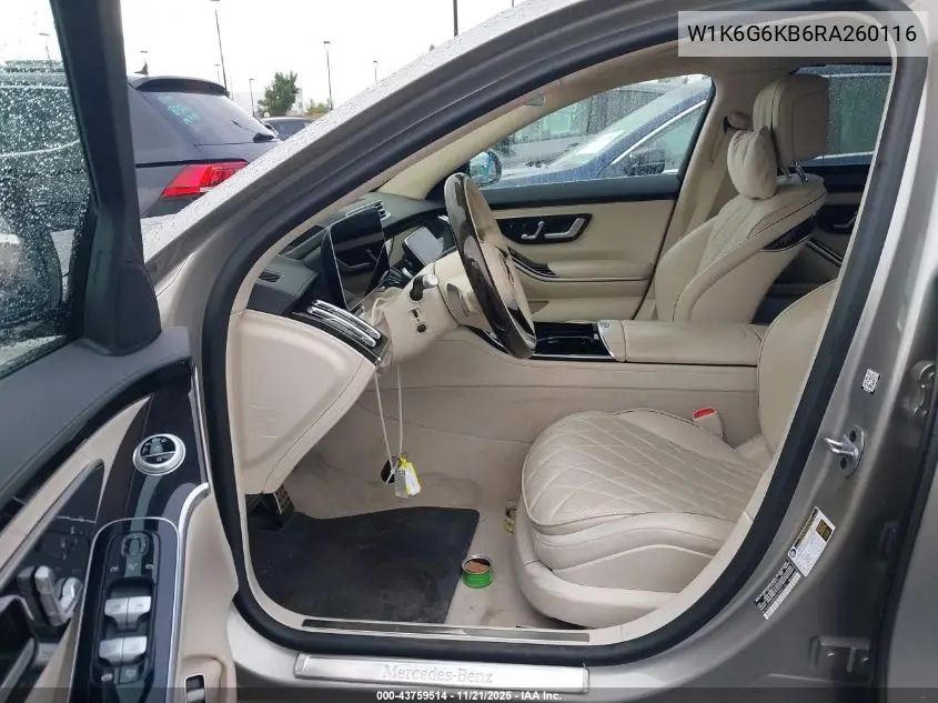 W1K6G6KB6RA260116 2024 Mercedes-Benz S 580E 4Matic