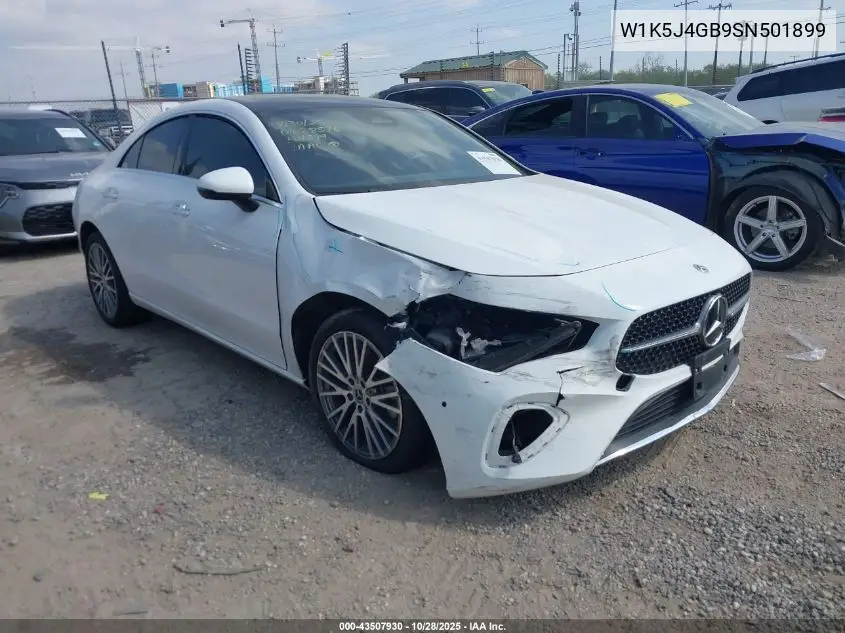 W1K5J4GB9SN501899 2025 Mercedes-Benz Cla 250 Coupe