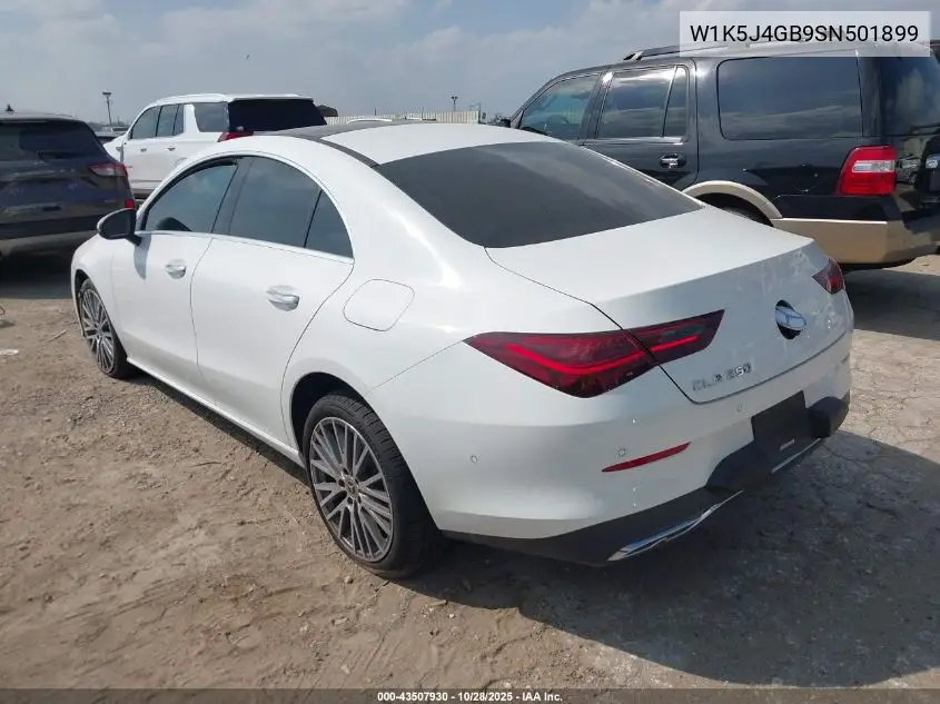W1K5J4GB9SN501899 2025 Mercedes-Benz Cla 250 Coupe