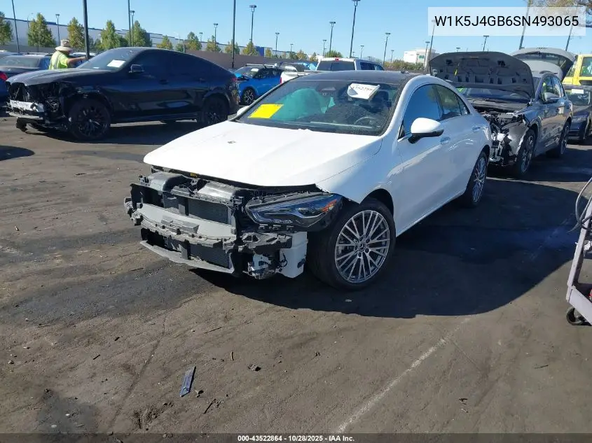 W1K5J4GB6SN493065 2025 Mercedes-Benz Cla 250 Coupe
