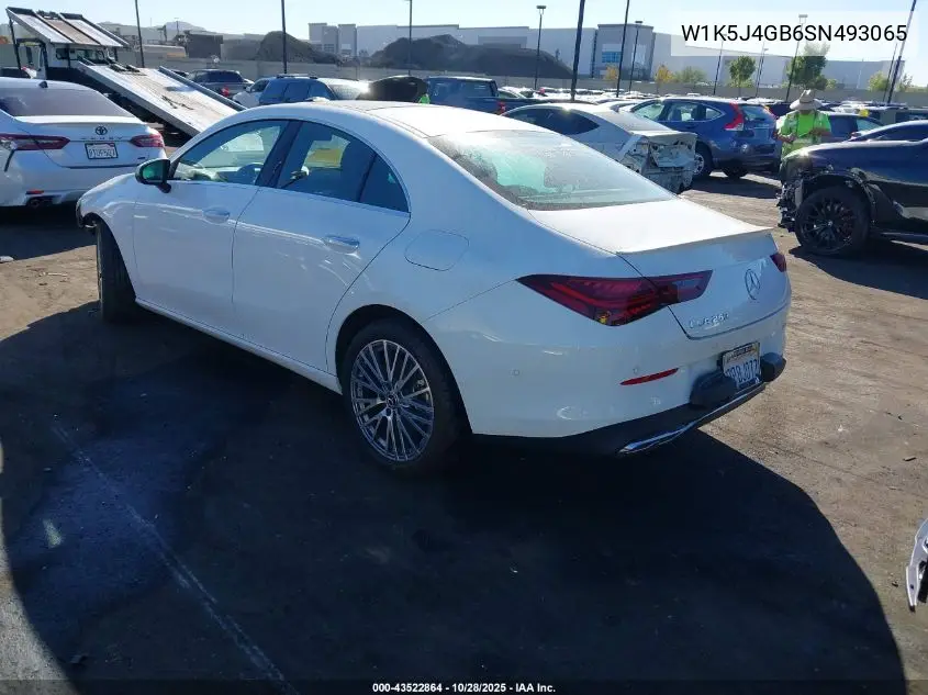 W1K5J4GB6SN493065 2025 Mercedes-Benz Cla 250 Coupe