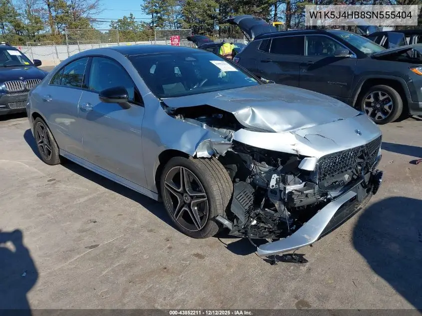 W1K5J4HB8SN555404 2025 Mercedes-Benz Cla 250 Coupe 4Matic