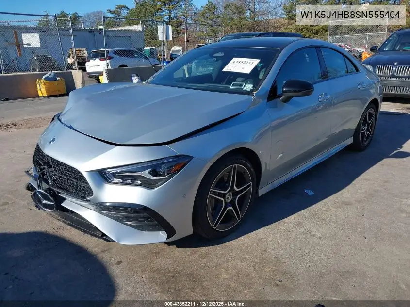 W1K5J4HB8SN555404 2025 Mercedes-Benz Cla 250 Coupe 4Matic