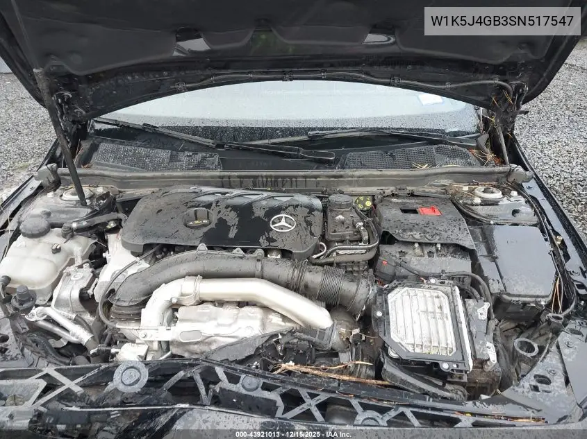 W1K5J4GB3SN517547 2025 Mercedes-Benz Cla 250 Coupe