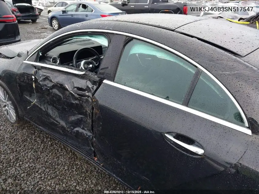 W1K5J4GB3SN517547 2025 Mercedes-Benz Cla 250 Coupe