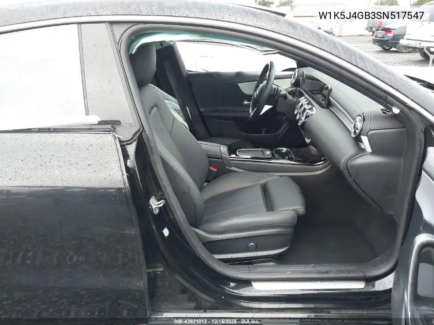W1K5J4GB3SN517547 2025 Mercedes-Benz Cla 250 Coupe