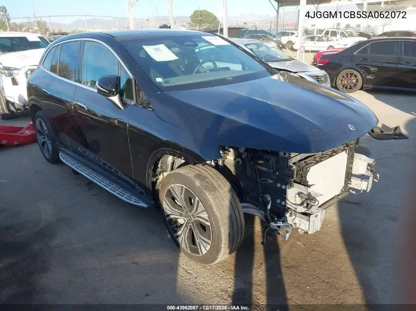 4JGGM1CB5SA062072 2025 Mercedes-Benz Eqe 350 Suv 4Matic