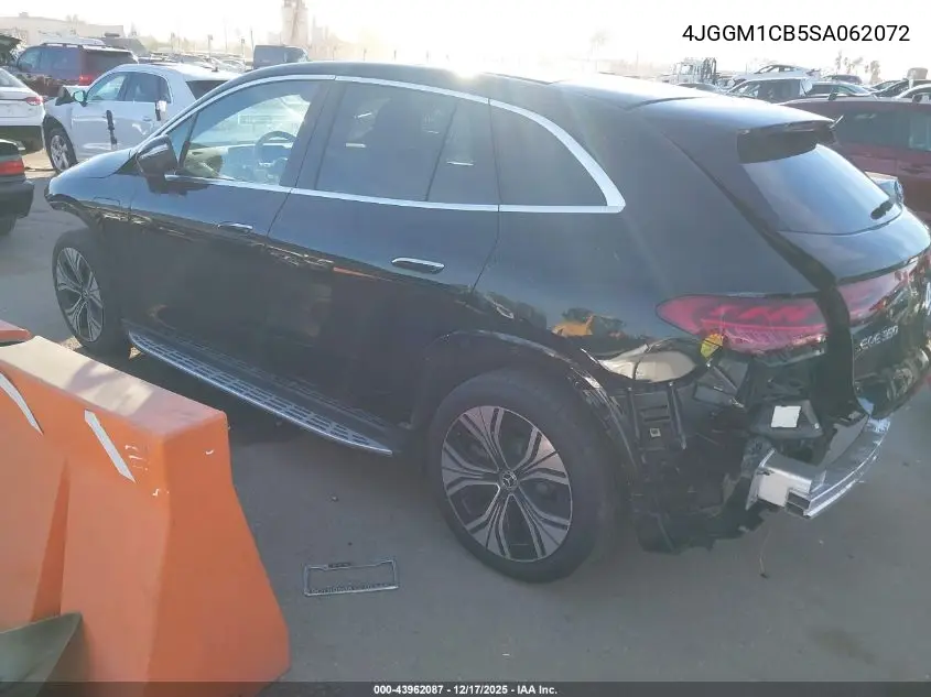 4JGGM1CB5SA062072 2025 Mercedes-Benz Eqe 350 Suv 4Matic