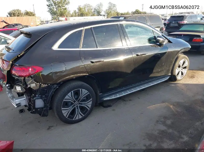 4JGGM1CB5SA062072 2025 Mercedes-Benz Eqe 350 Suv 4Matic