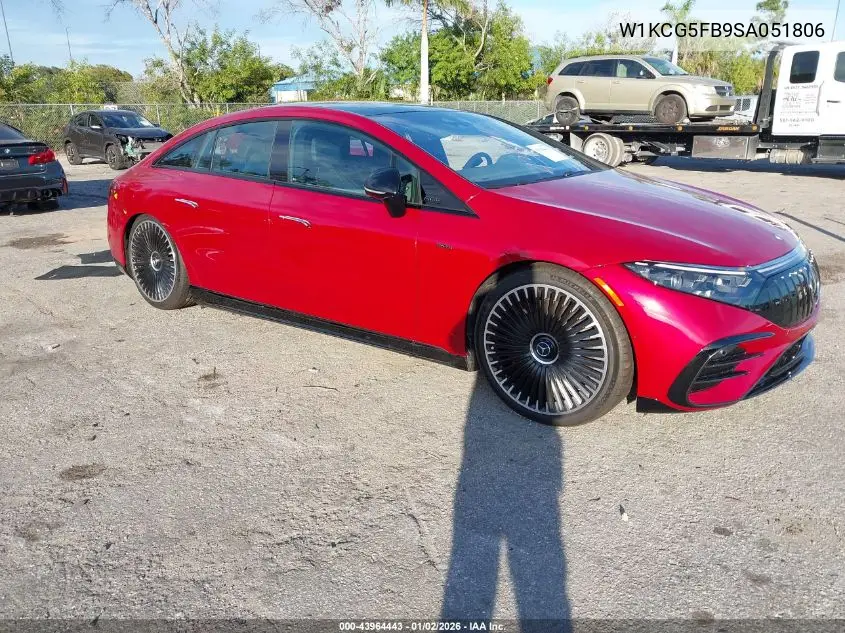 W1KCG5FB9SA051806 2025 Mercedes-Benz Amg Eqs 4Matic