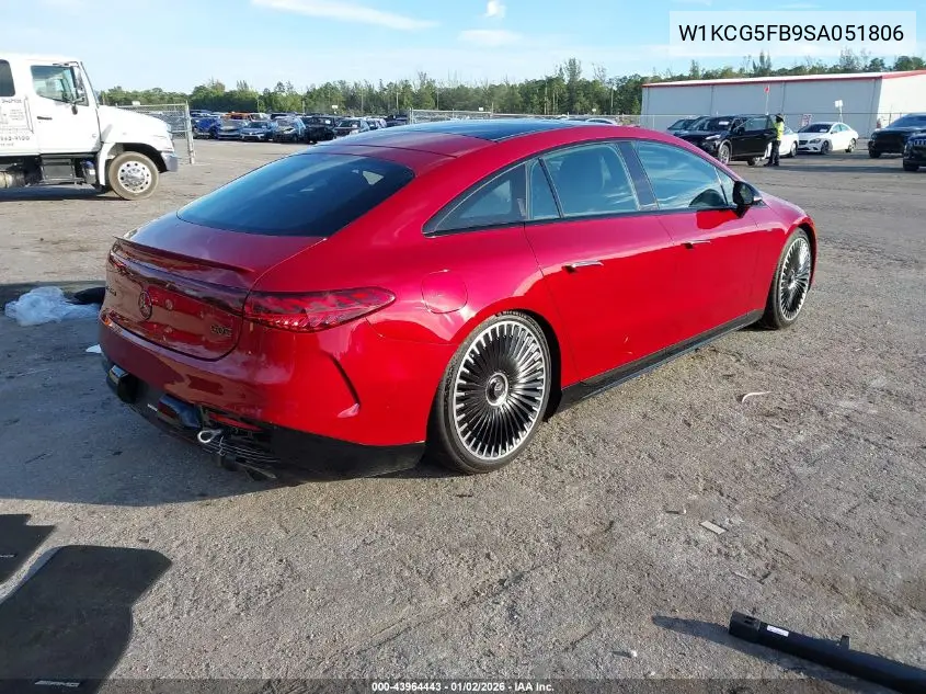 W1KCG5FB9SA051806 2025 Mercedes-Benz Amg Eqs 4Matic