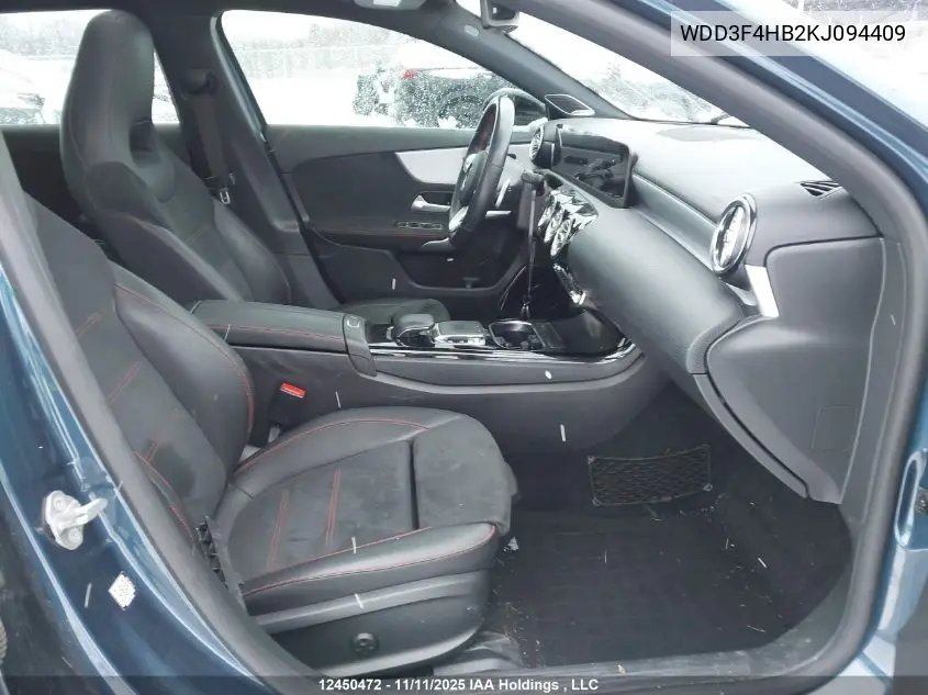 WDD3F4HB2KJ094409 2019 Mercedes-Benz A 250 4Matic