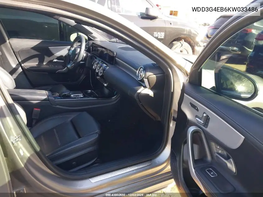 WDD3G4EB6KW033486 2019 Mercedes-Benz A 220