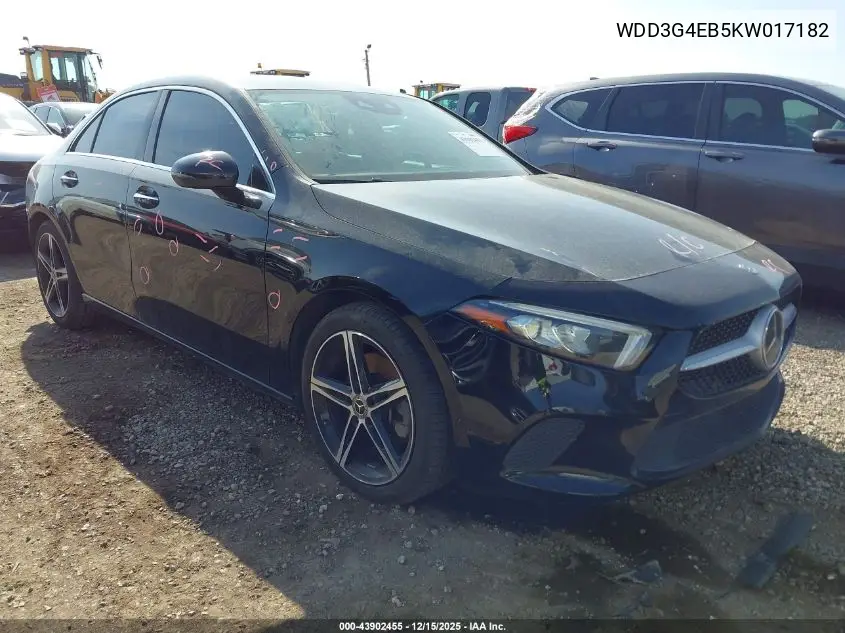 WDD3G4EB5KW017182 2019 Mercedes-Benz A 220