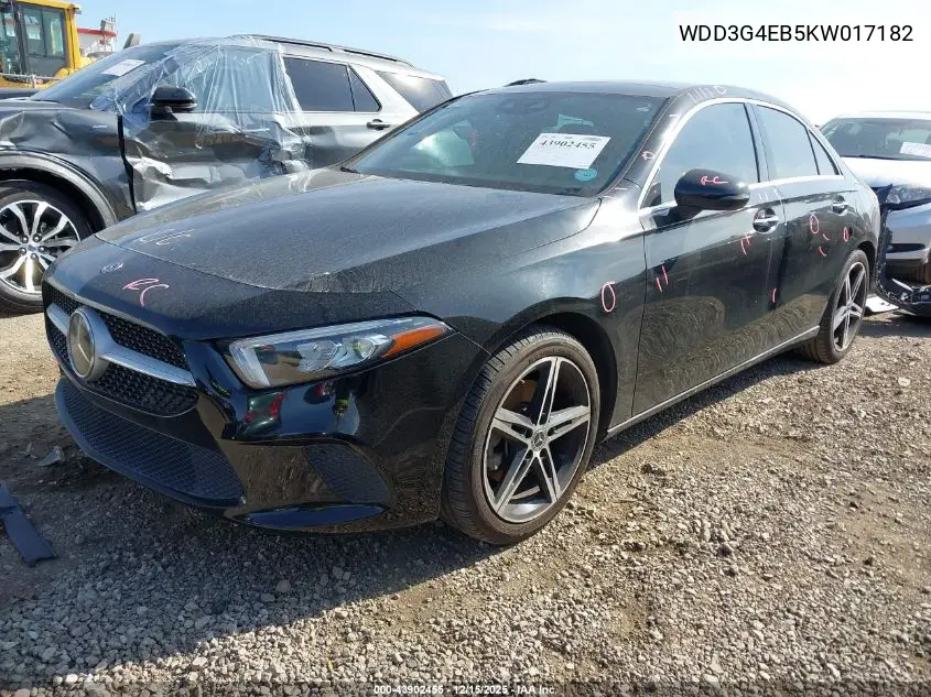 WDD3G4EB5KW017182 2019 Mercedes-Benz A 220