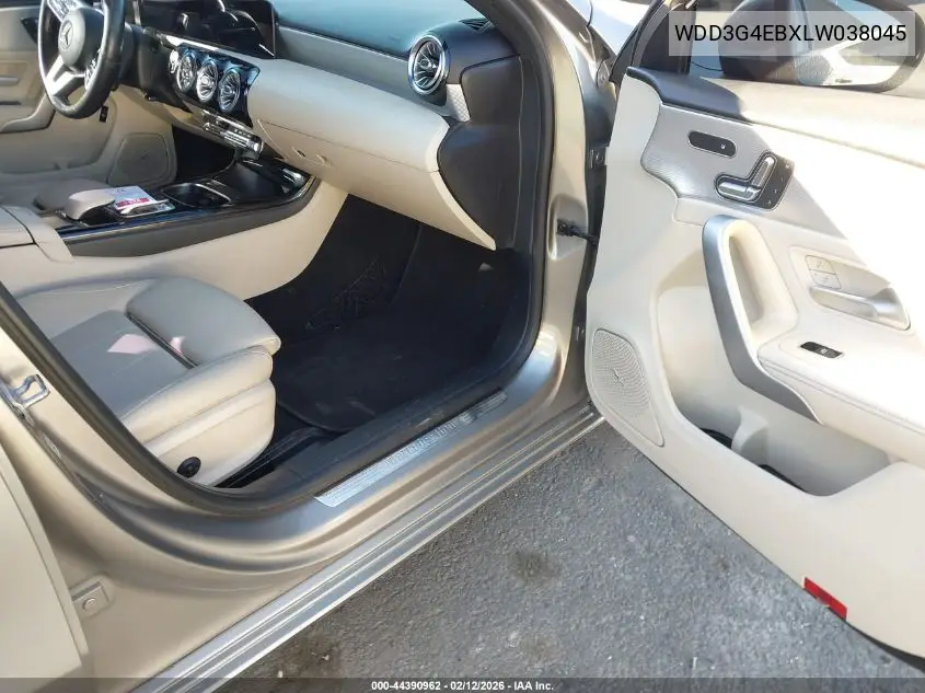 WDD3G4EBXLW038045 2020 Mercedes-Benz A 220