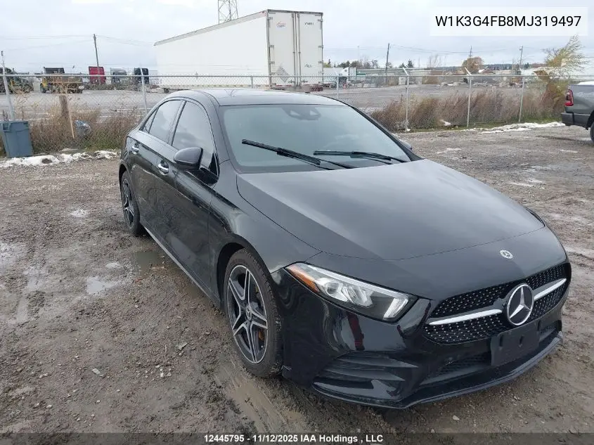 W1K3G4FB8MJ319497 2021 Mercedes-Benz A 220 4Matic