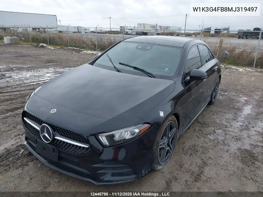 W1K3G4FB8MJ319497 2021 Mercedes-Benz A 220 4Matic