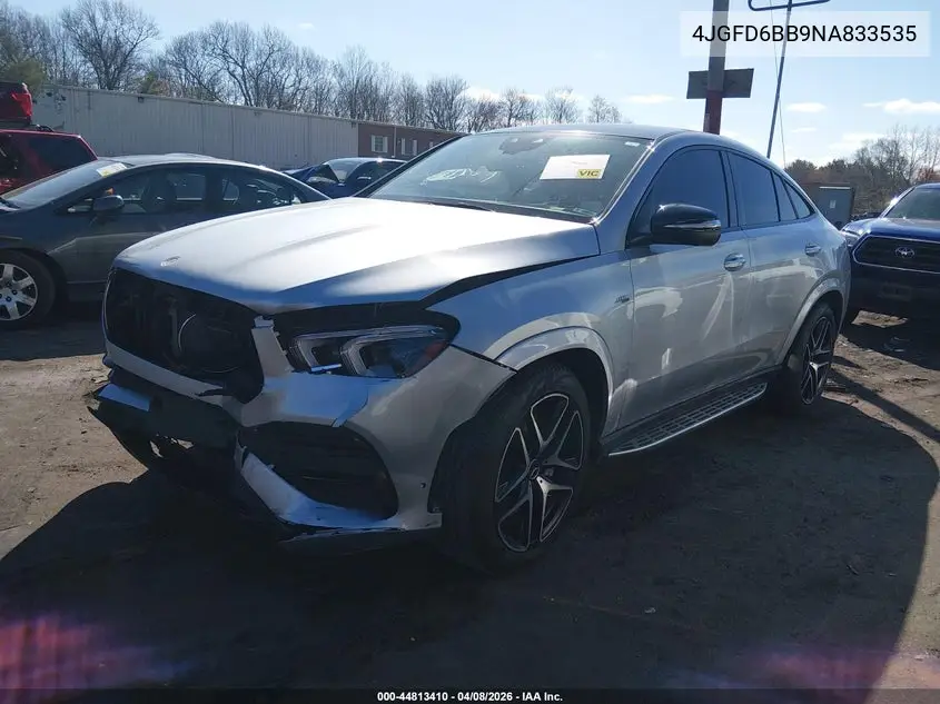 2022 Mercedes-Benz Amg Gle 53 Coupe 4Matic VIN: 4JGFD6BB9NA833535 Lot: 44813410