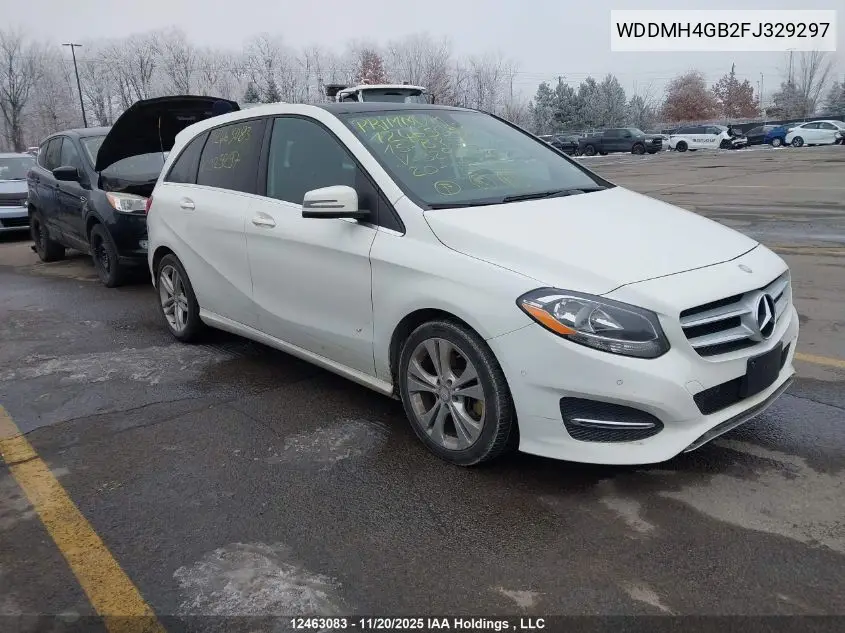 WDDMH4GB2FJ329297 2015 Mercedes-Benz B 250 4Matic Sports Tourer