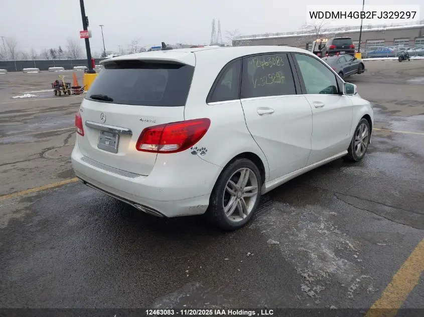 WDDMH4GB2FJ329297 2015 Mercedes-Benz B 250 4Matic Sports Tourer