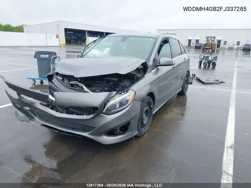 2015 Mercedes-Benz B 250 4Matic Sports Tourer VIN: WDDMH4GB2FJ337285 Lot: 12617384